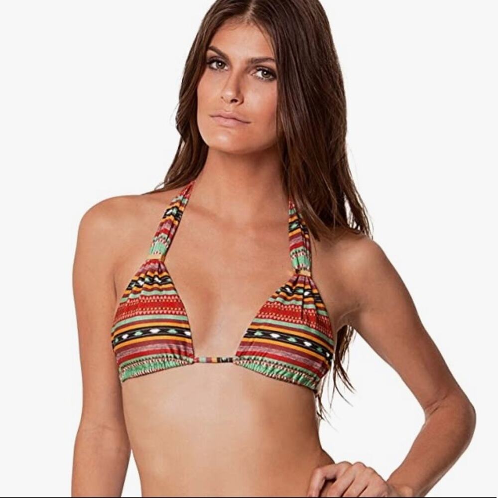 NWT Vix Paula Hermanny sahara via tube triangle‎ bikini top